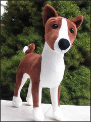 Magic, the Plush Basenji Dog